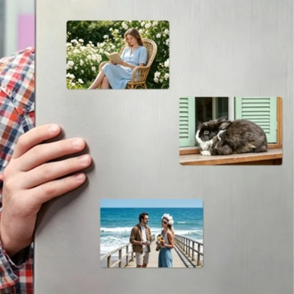 Create Custom Personalized Fridge Magnets Available in Various Sizes to Capture Life's Beautiful Moments—Perfect for Any Settin image 5