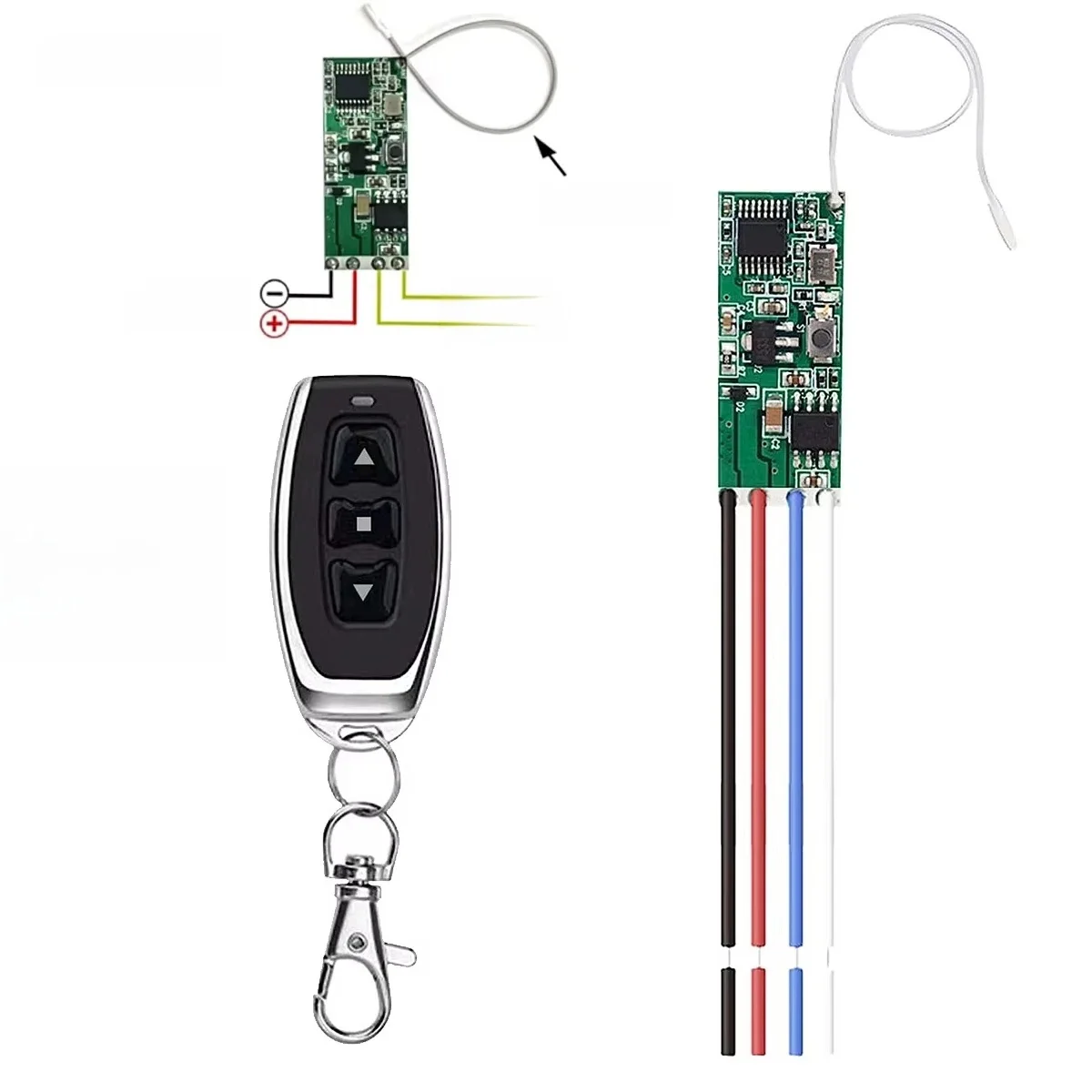 DC12V Motor Drive Vorwärts und Rückwärts Controller Modul Schalter 433 Mhz RF Wireless Controller Fernbedienung Elektrische Schubstange Motor