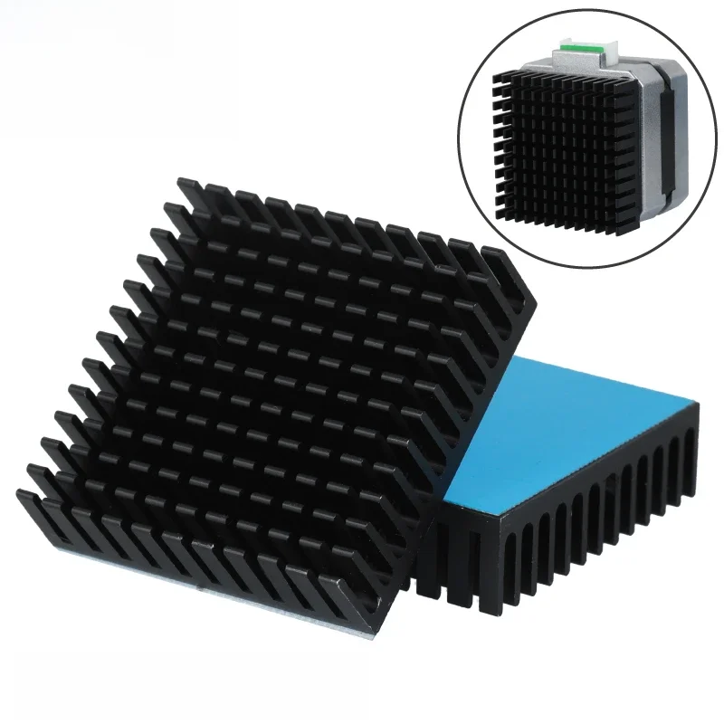 Mellow drukarka 3D aluminiowy radiator silnika wytłaczany rozpraszanie ciepła elektroniczny radiator dla Nema17 42 silnik krokowy Ender 3 — zdjęcie produktu 7