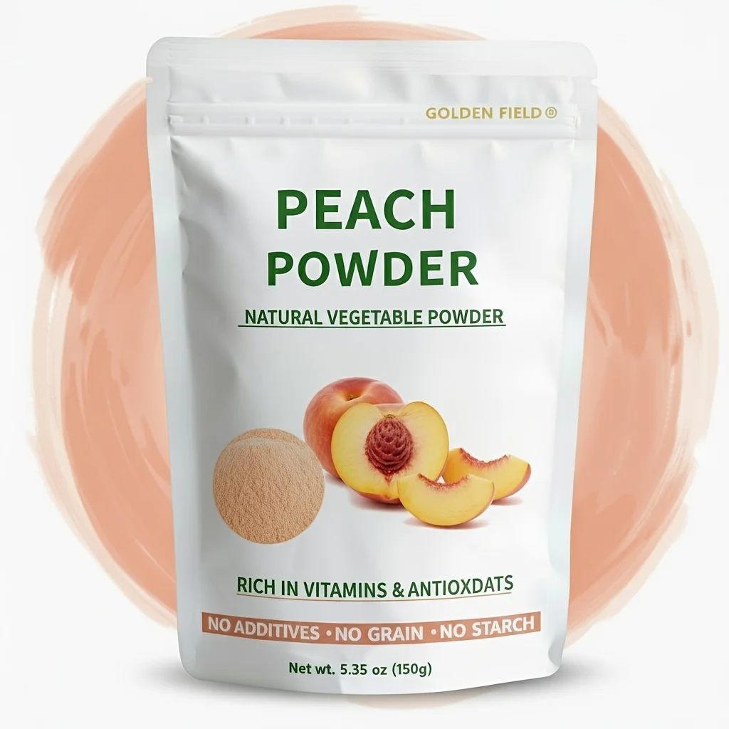 Peach Powder 5.3 Ounce, Sweet Stone Fruit for Baking, Tea, Desserts