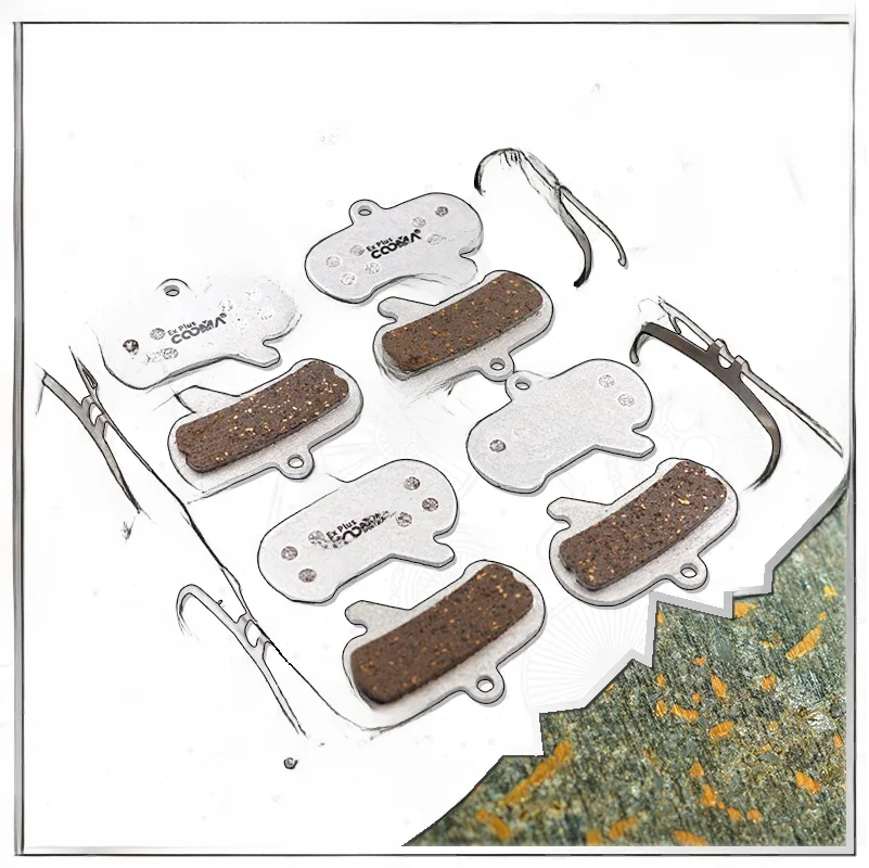 AliExpress COOMA SPORT 4 Pairs, Bicycle Disc Brake Pads for SRAM Maven All series Calipers, Ex Plus Class, Alu-Alloy Resin