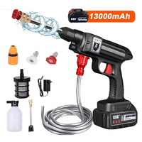 1500W Cordless High Pressure Car Wash Washer Gun Foam Generator Spray Water Gun 30000mAh Rechargeable Car Cleaning Machine