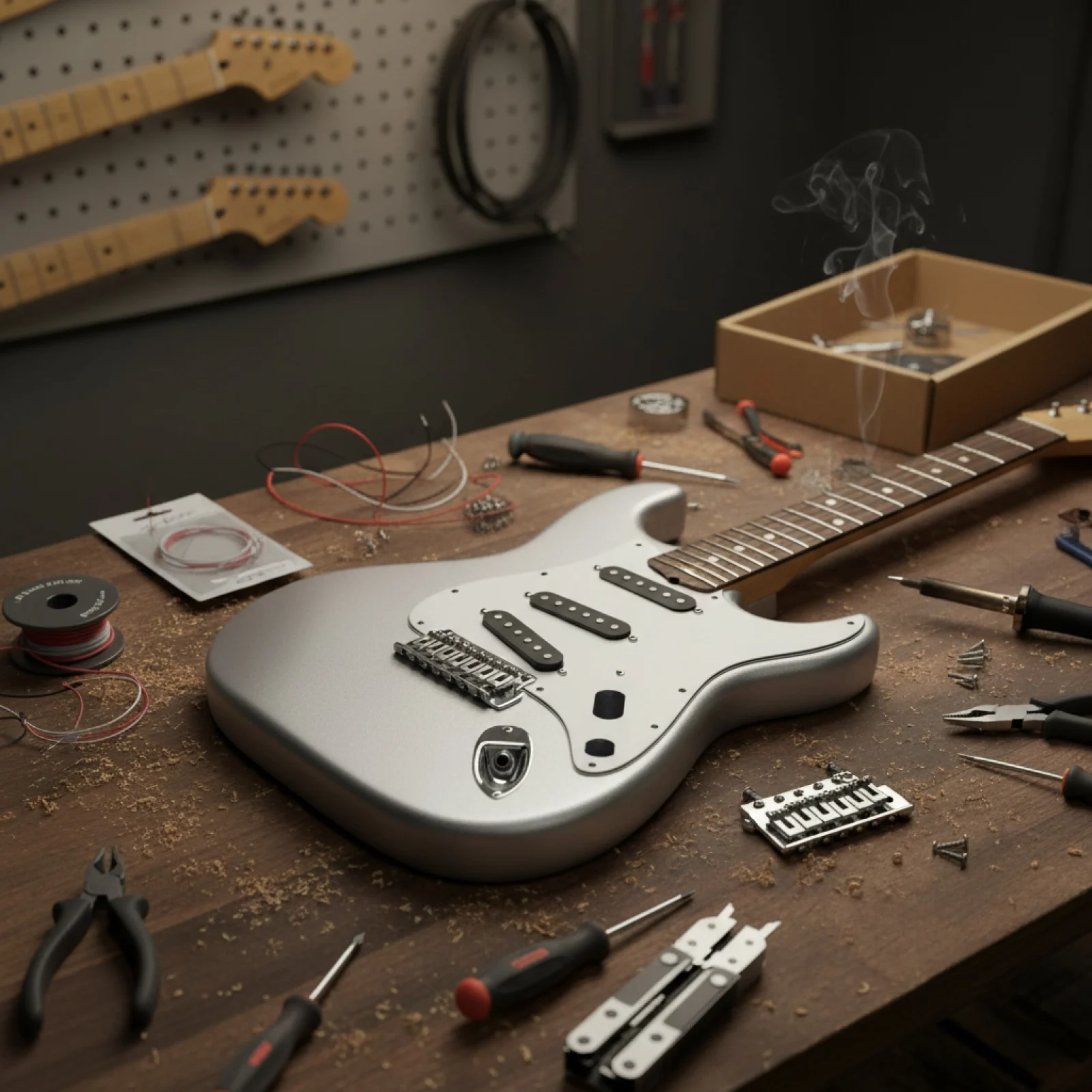 

DIY Electric Guitar Body Unfinished Wood Guitar Body Replacement for Guitar Repair Modification Musical Instrument Accessories