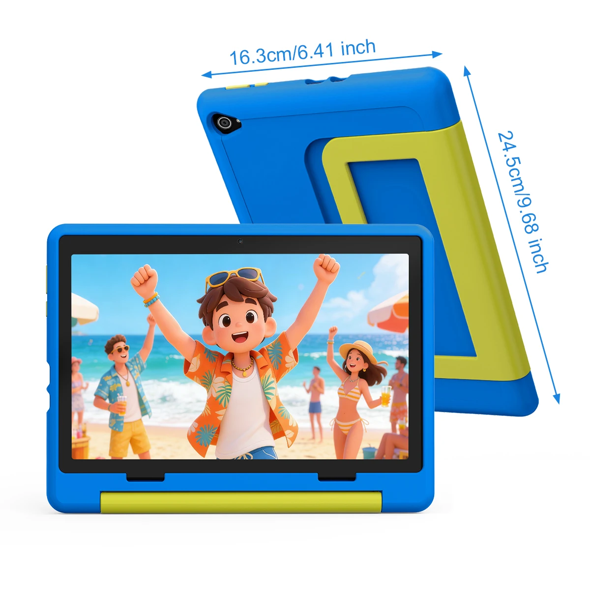 URAO KB1016 10.1 Inch Kids Tablet PC 20GB RAM 64GB ROM Android 16 IPS HD 800*1280 Display 5000mAh Children Learning Tablet Support TF Card 1TB Expand Back To School Educational Kids Tablet Purple & image 3