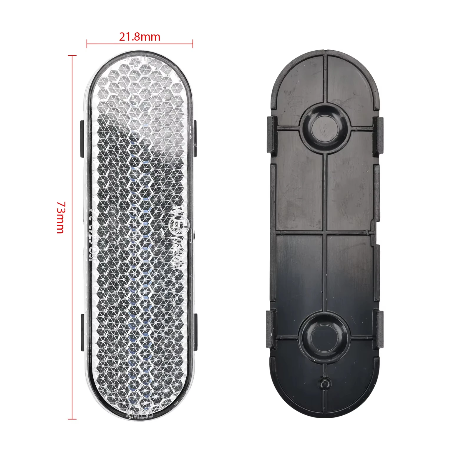 Front Reflector For Segway Ninebot ZT3 Pro Electric Scooter Folding Stem Reflecting Cover Case Parts view 2