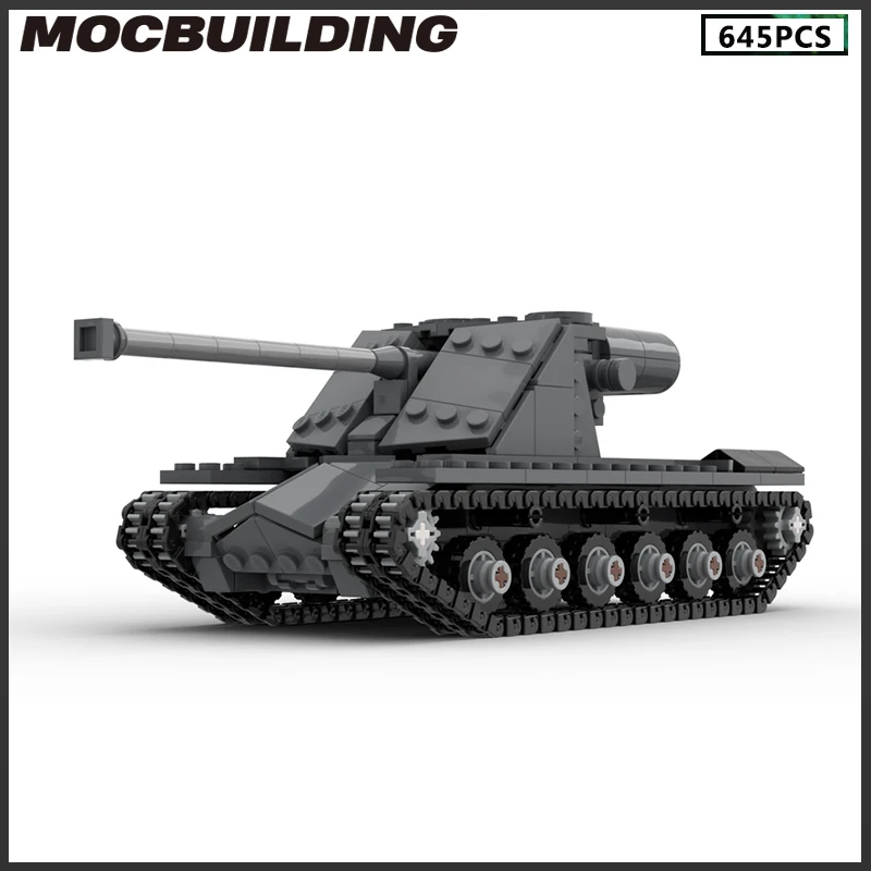 MOC Building Block Military Vehicles Tank Sets Model DIY Army Weapon Bricks Boy Educational Toys Gifts Transport Xmas Present