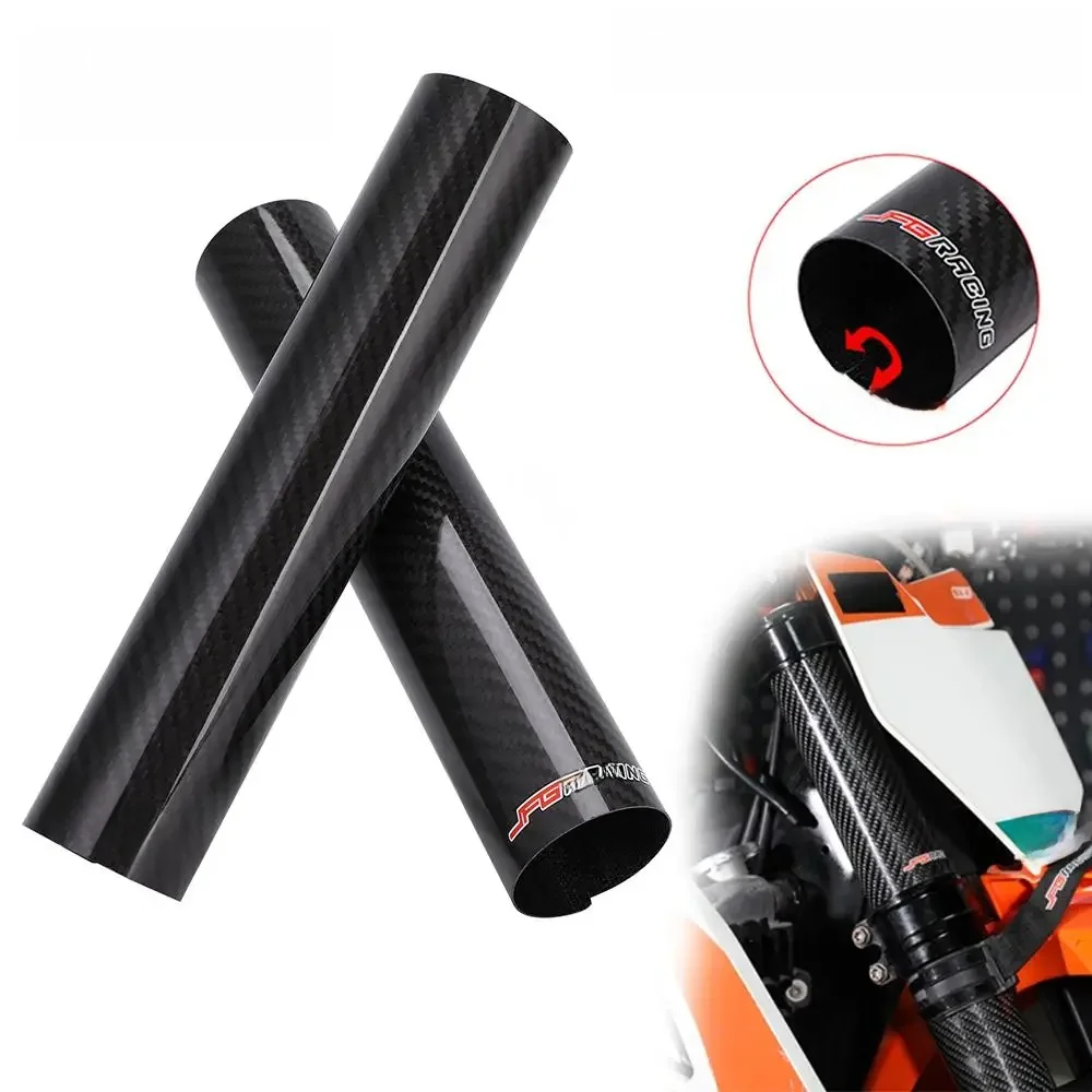 AliExpress JFGRACING Motorcycle 140-260MM Carbon Fiber Adjustable Front Fork Shock Guard Protector For YAMAHA KTM HONDA On/Off Road Pit Dirt Bike