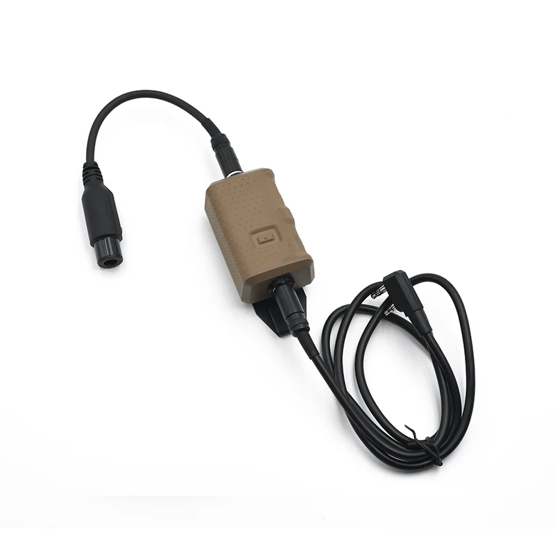 FCS-TACTICAL V20 PTT Single Communication Channels for AMP Headset and PRC148 152 Radios