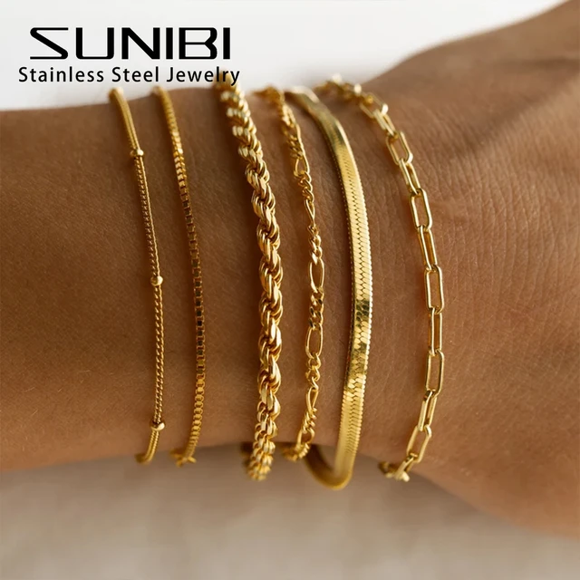 Snake chain bracelet gold shop
