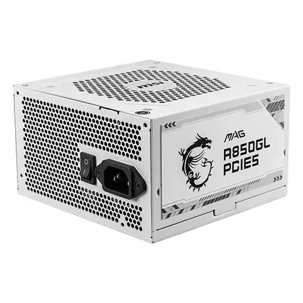 MSI MAG A850GL White 80PLUS Gold Pool Modular ATX3.1 Power Power Power Computer Power PC Power