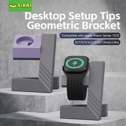 Charger Stand for Apple Watch Series Ultra2/Ultra/10/9/8/7/6/5/4/3/2/1/SE (49mm, 46mm, 45mm, 44mm, 42mm, 41mm, 40mm,38mm)