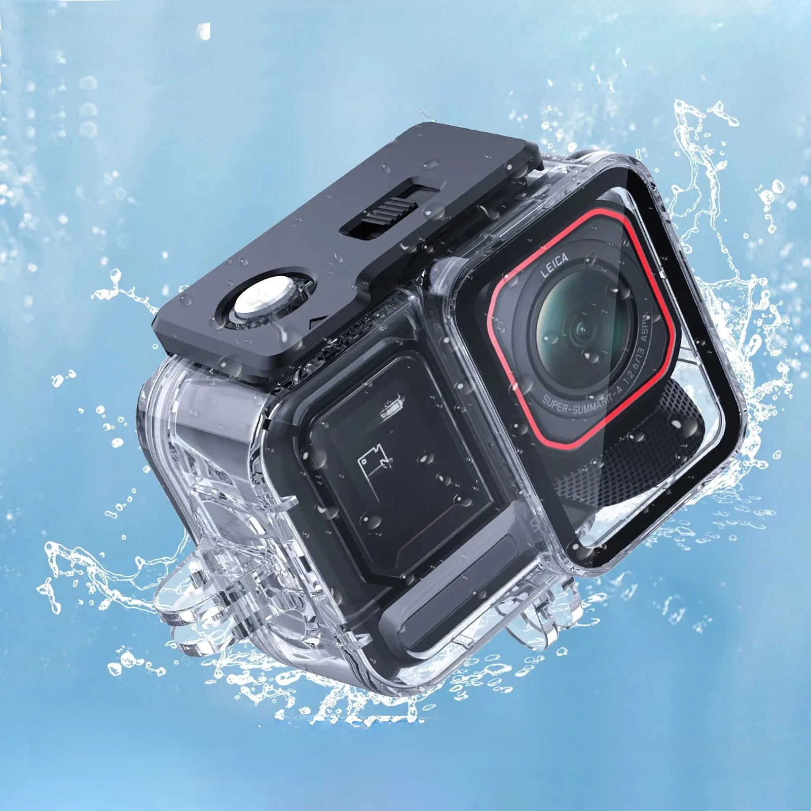 Boîtier étanche housse de protection sous-marine 45M coque de plongée étui de plongée pour Insta360 Ace Pro 2/Pro accessoires de caméra de sport