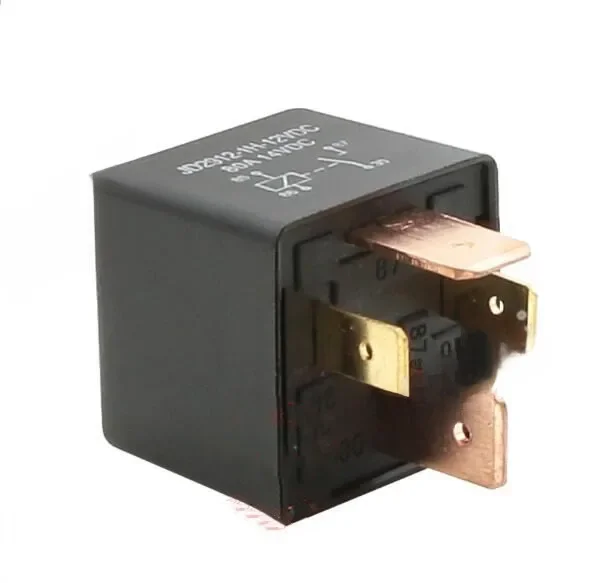 Czarny uniwersalny 4 pin DC80A 12V 24V 36V 48V przekaźnik elektroniczny automatyczne przekazywanie dla kable rozruchowe — zdjęcie 2