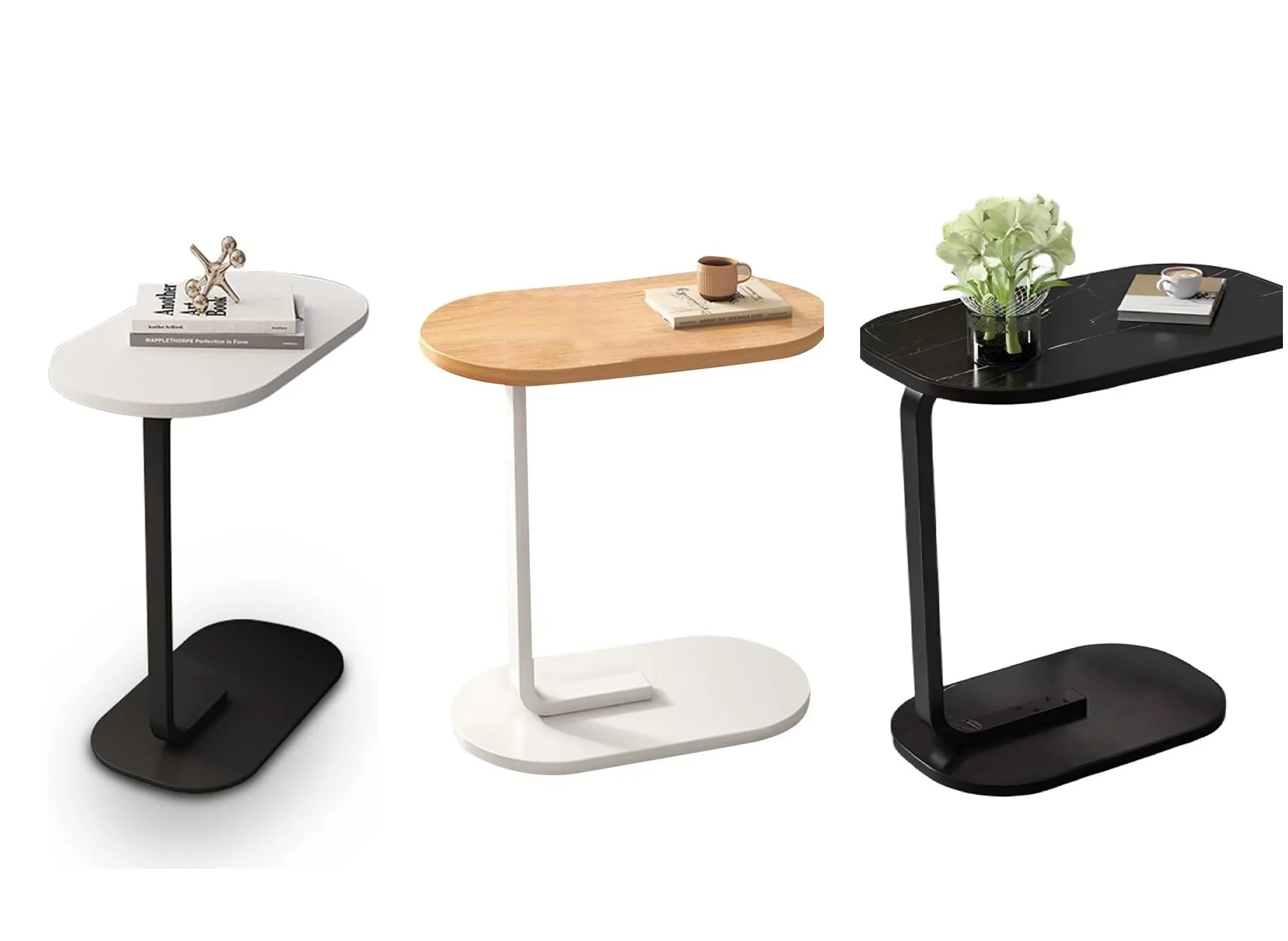 مكتب أريكة سرير بتصميم حديث ومساحات صغيرة وطاولة تقديم ، طاولة أرم لغرفة المعيشة والمكتب