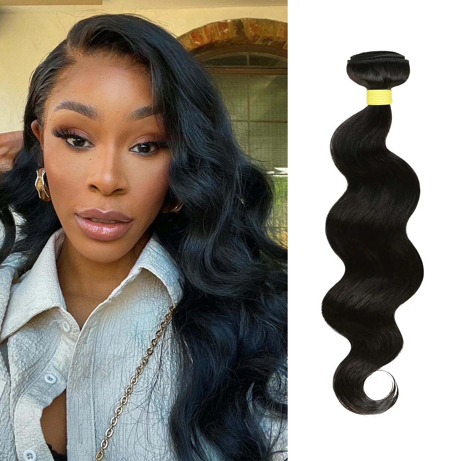 

Высококлассные 100% натуральные человеческие волосы, необработанные пучки волос, объемная волна 12А