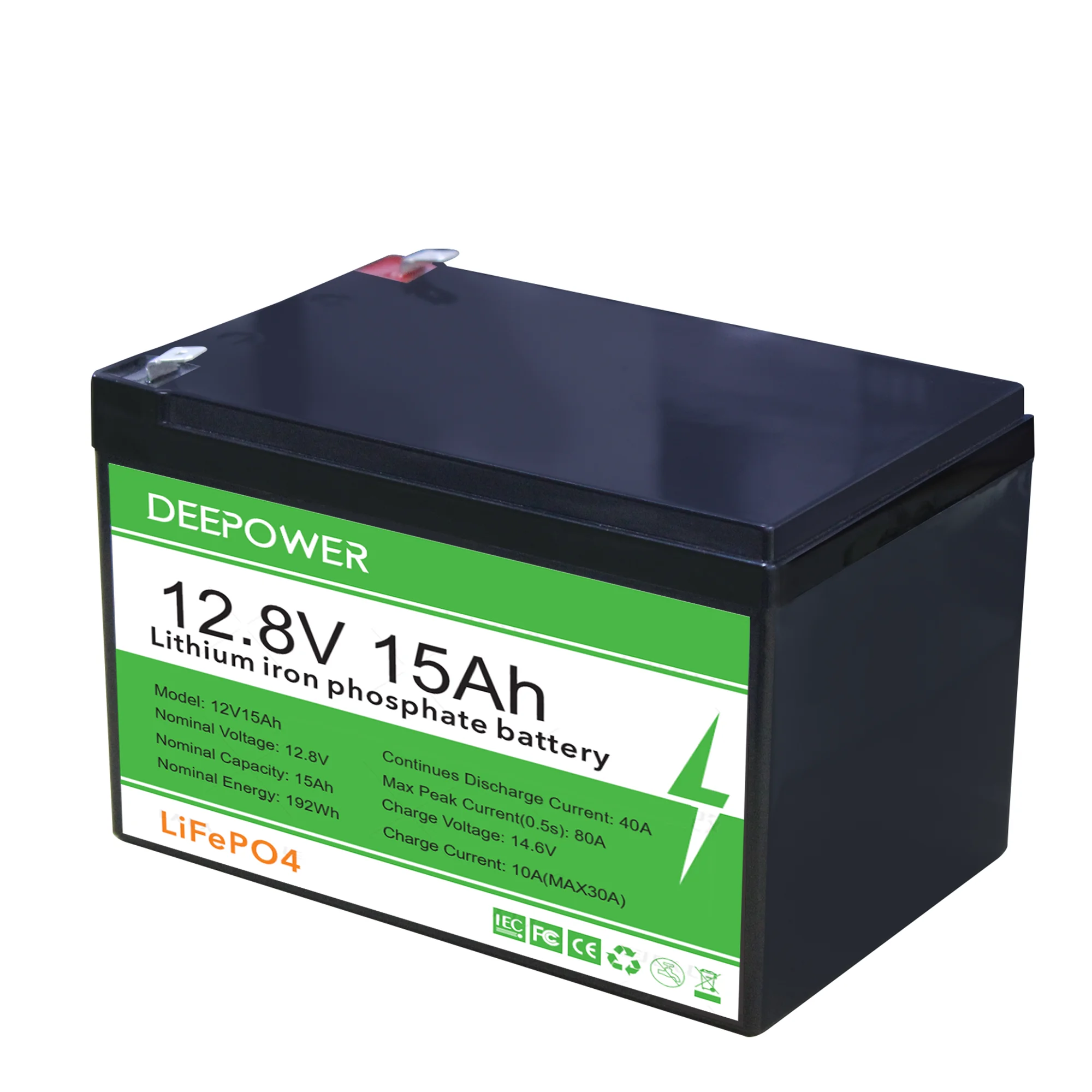 

12 В 15 Ач/100 Ач LiFePO4 аккумулятор 1280 Вт литиевая аккумуляторная батарея 5000 + глубокие циклы для эхолота детский автомобиль троллинговые двигатели