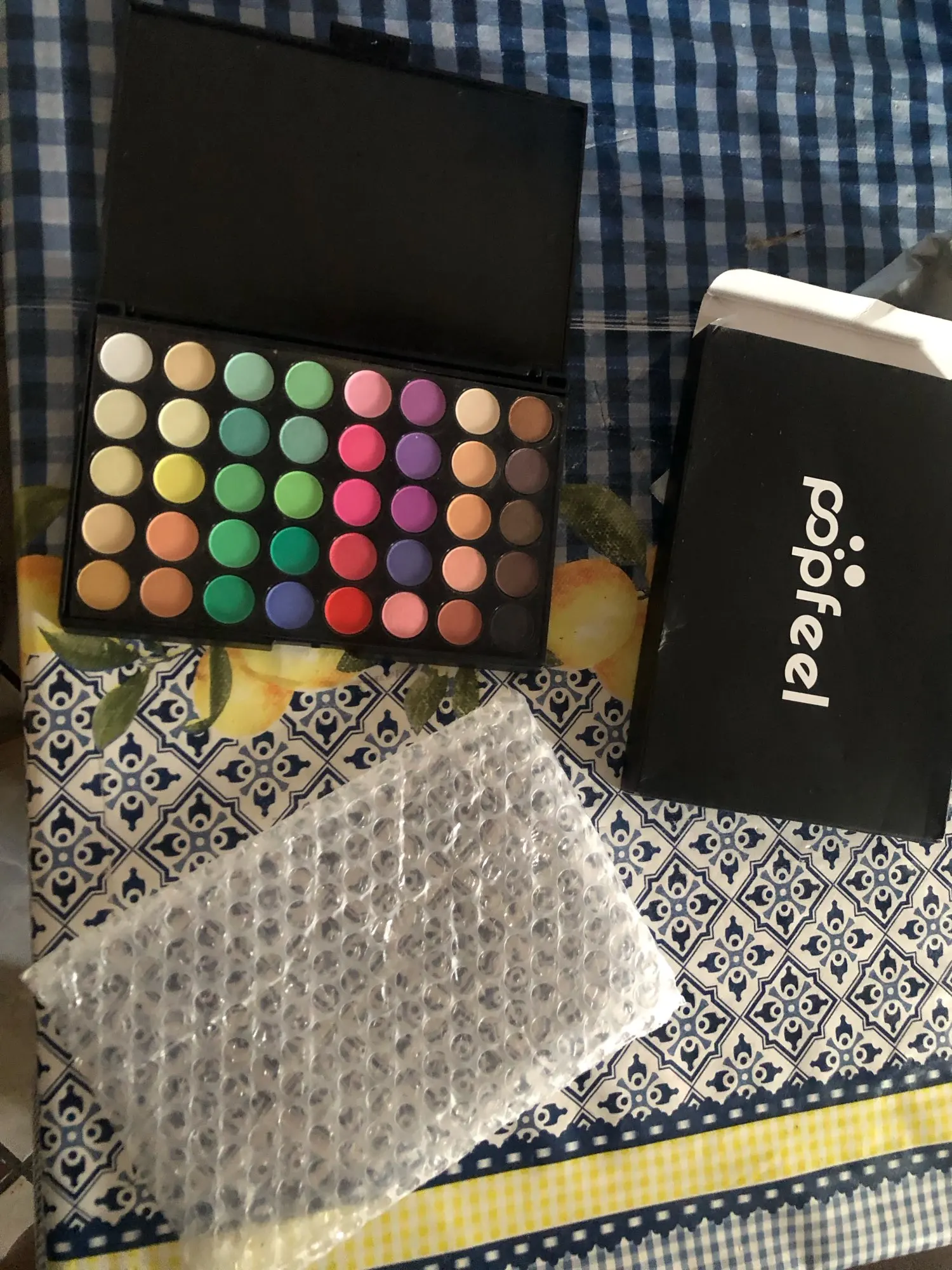 POPFEEL 40 Color Earth Tones &Rainbow Shades Eyeshadow Palette -Long-Lasting, Highly Pigmented, Smooth Matte and Shimmer Finish photo review