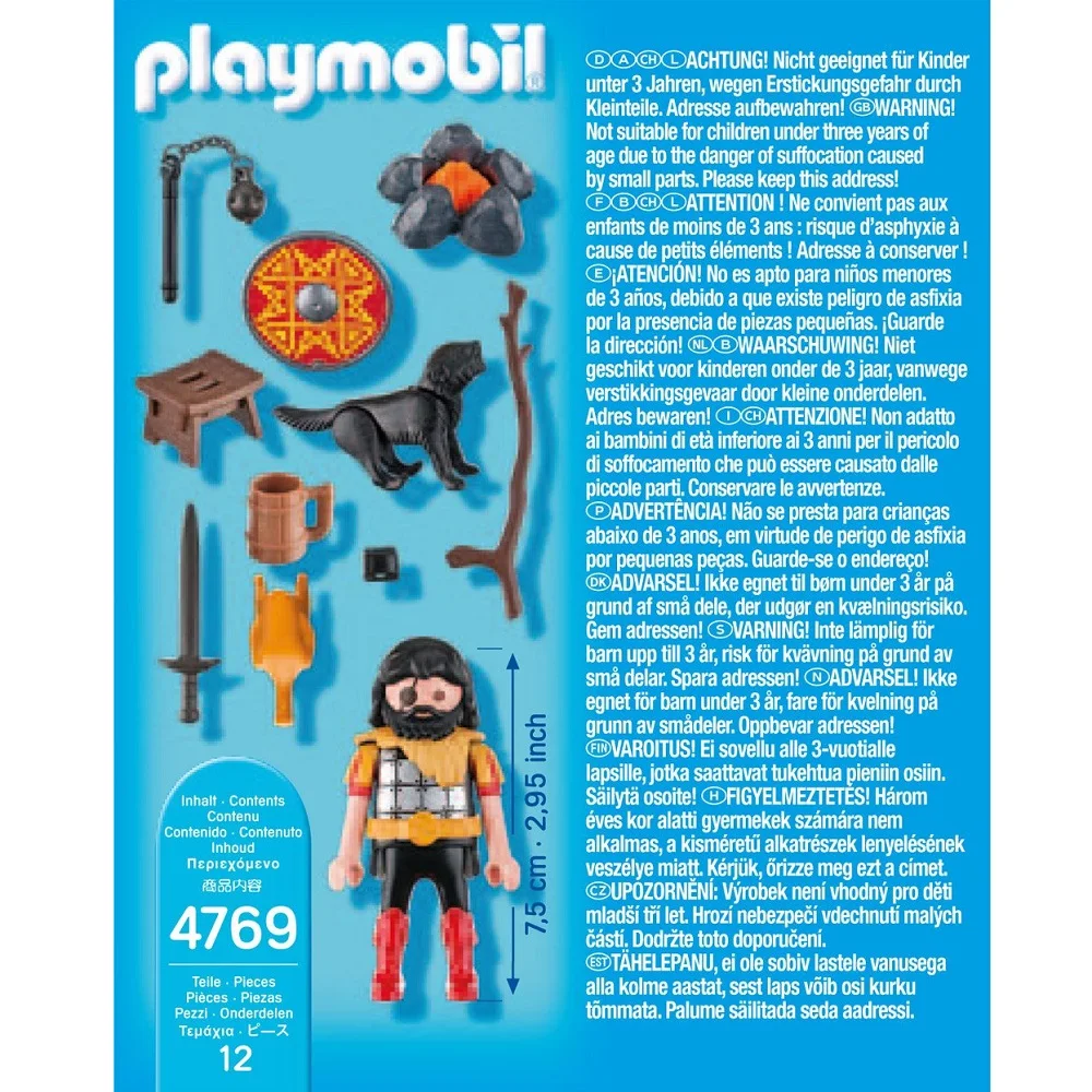 PLAYMOBIL®4769 barbarian Knight-exclusive, original, clicks, gift, boy, girl, toy