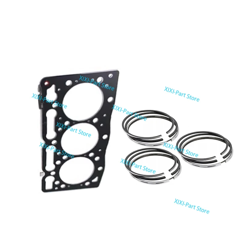 

D1105 Cylinder Head Gasket Piston Ring For Kubota 3- Cylinder STD 78*2HK+1.5+4mm Overhaul Rebuild Kit