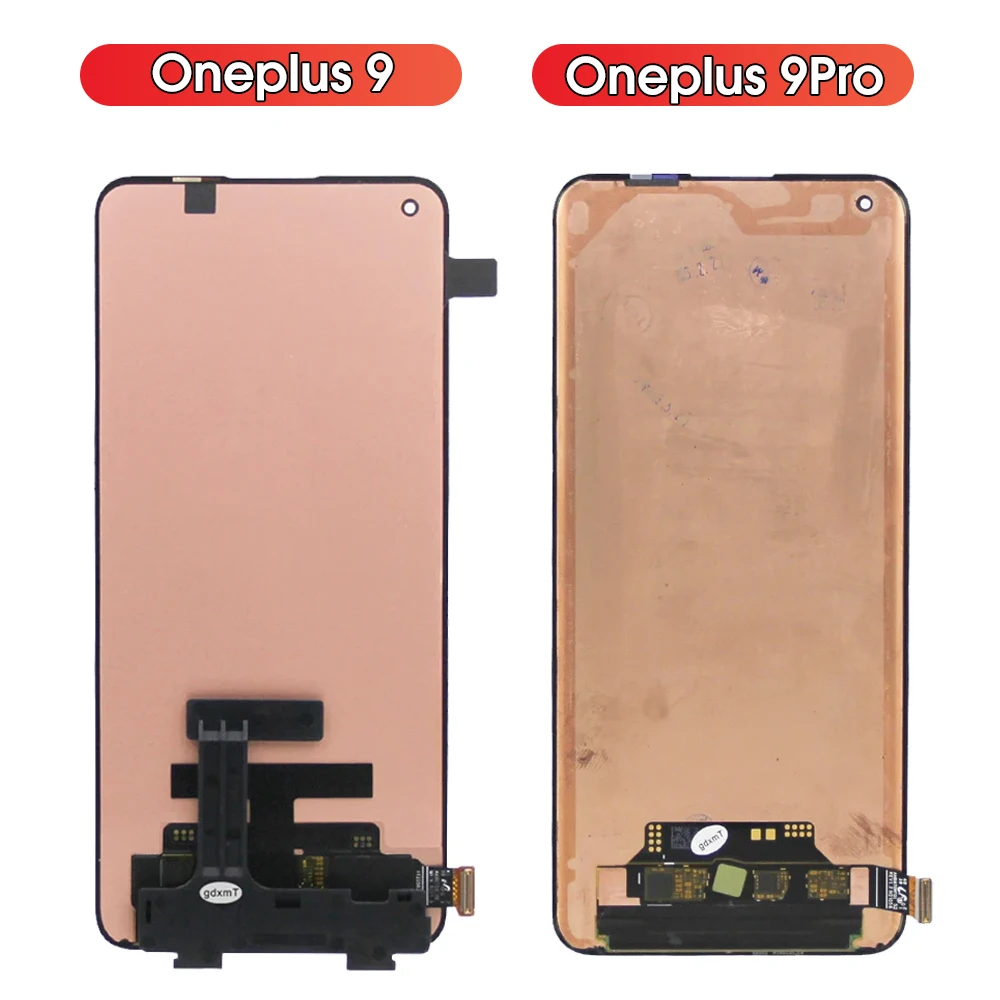 AMOLED Display Screen for OnePlus 9 LE2113 Replacement, Lcd Display Digital Touch Screen with Frame  for OnePlus 9 Pro Screen