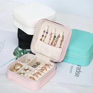 Jewelry Door Box For Travel Portable Storage Ring Earring Necklace Bracelet