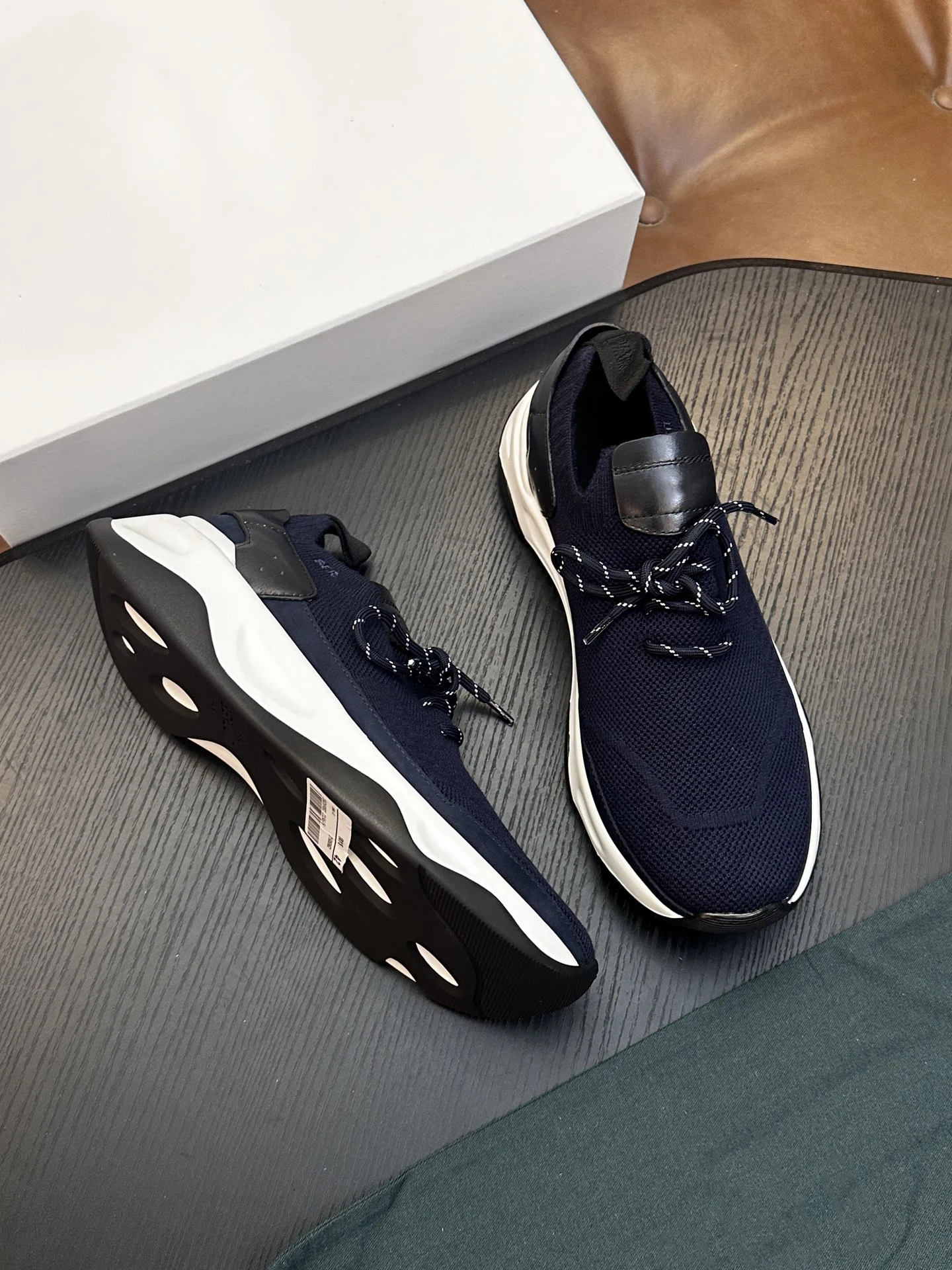 OECHSLI Shoes Cowhide 2026 new Sneakers Sports breathable genuine leather Knitted comfortable Men‘s European big size 38-46