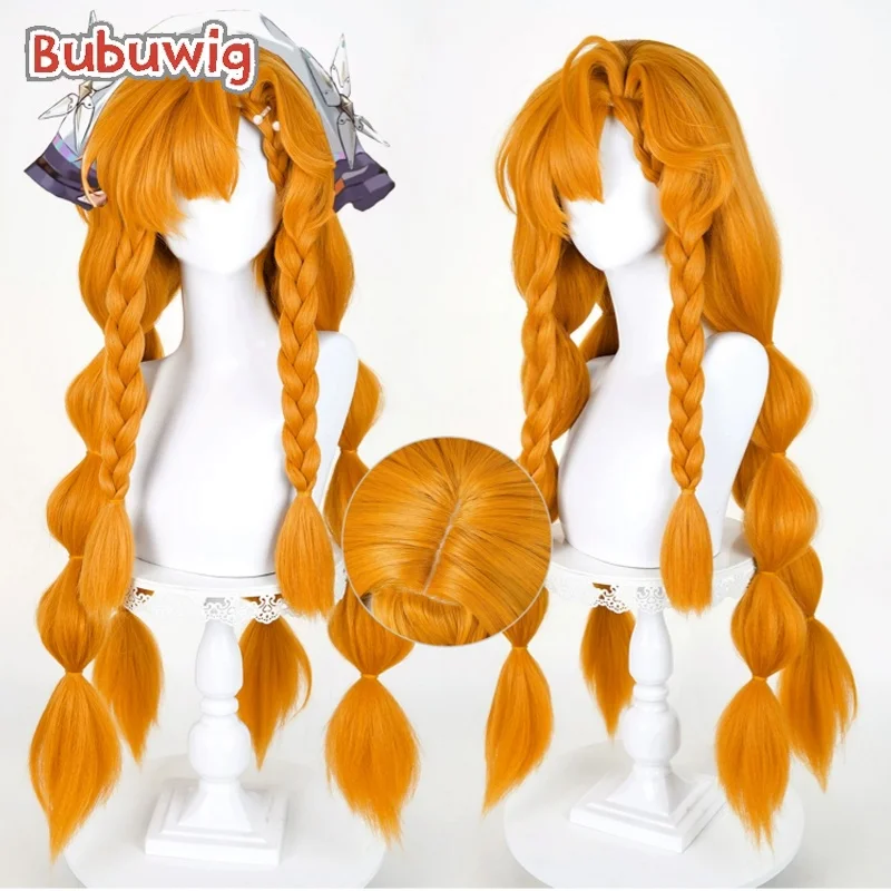 bubuwig-synthetic-hair-sigrika-cosplay-wigs-game-wuthering-waves-sigrika-halloween-88cm-long-straight-orange-wig-heat-resistant