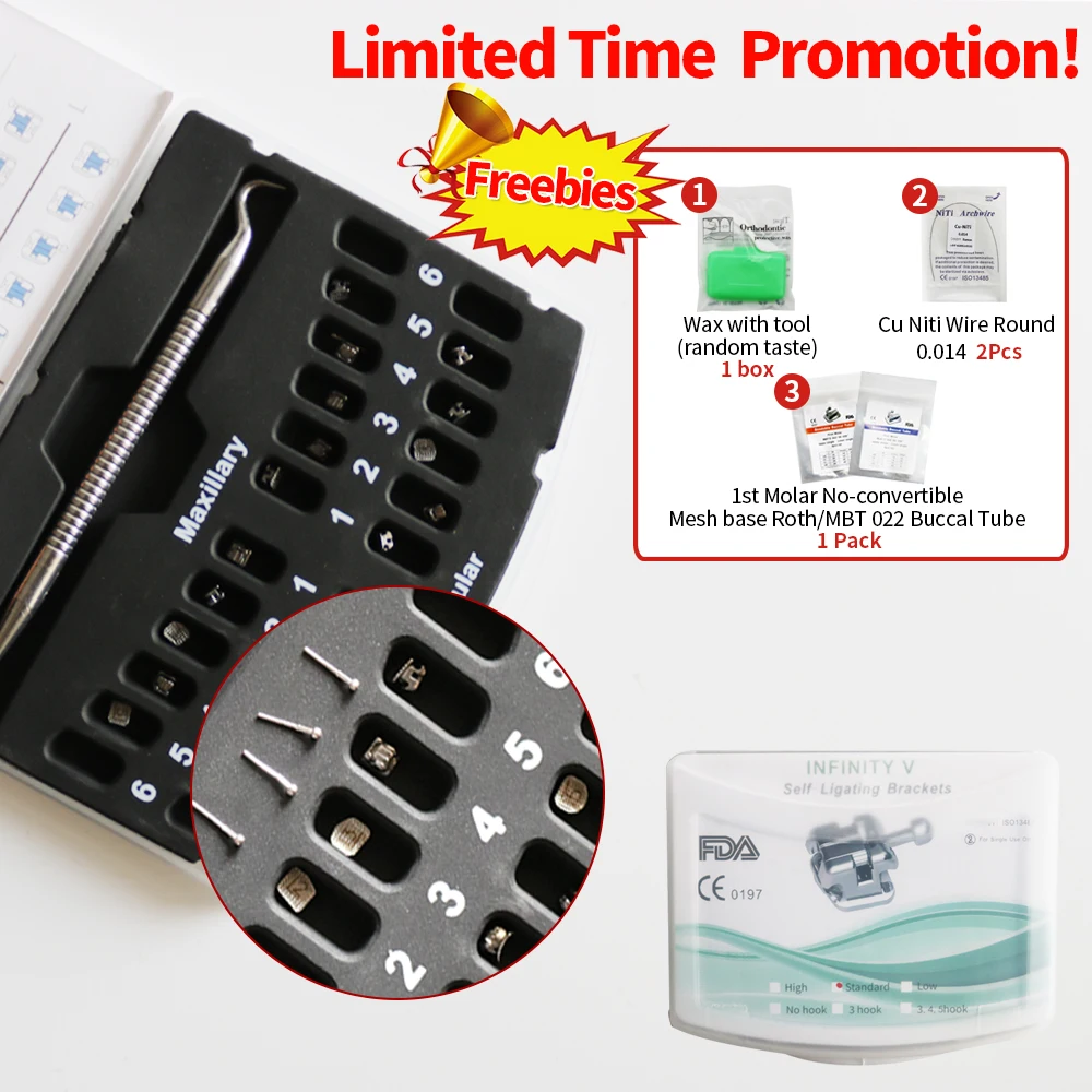

Damon Q can Removable Hook Self Locking Dental Bracket