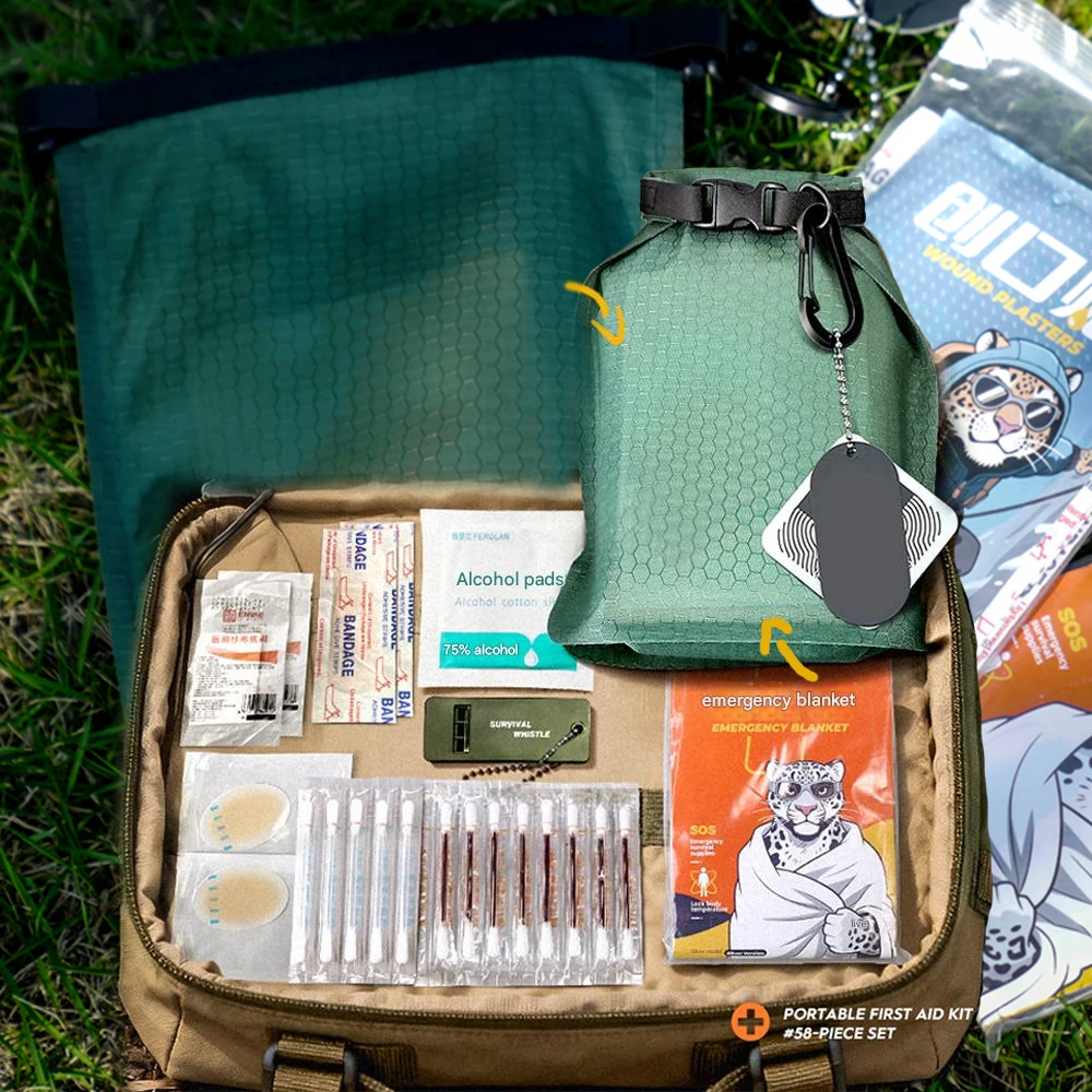 

Tactical Medical First Aid Kit with Emergency Supplies Military Trauma Emergency Medic Ifak Bag ,for Home Outdoor Activities