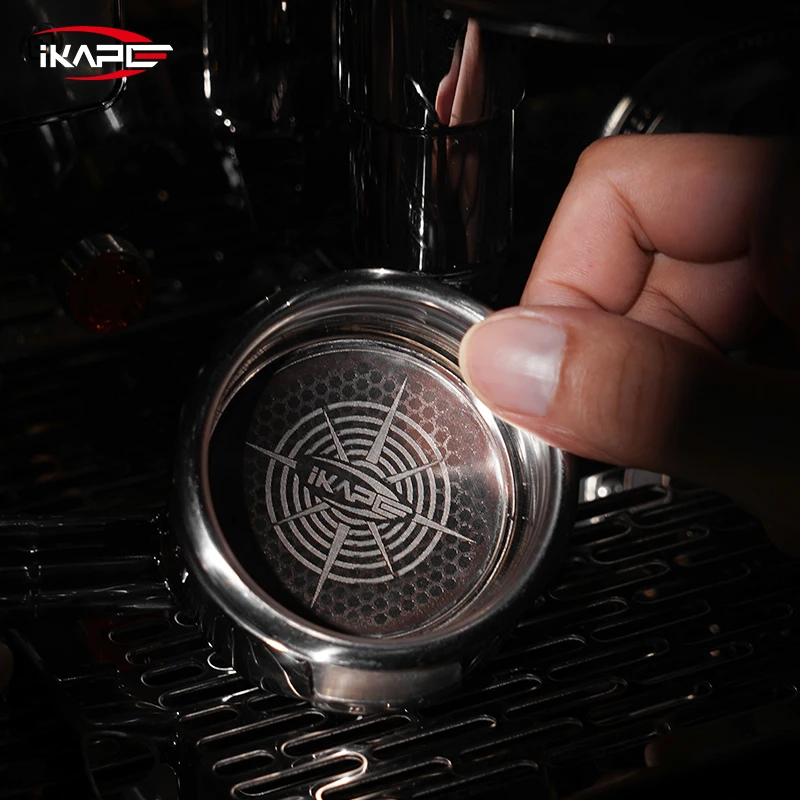 IKAPE Precision High Extraction Coffee Filter -Beehive, Basket Stainless Steel Espresso Filter Basket for Bottomless Portafilter