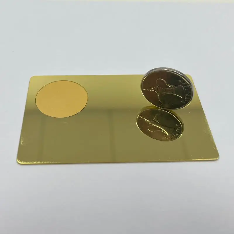 13.56MHZ NFC Metal Card,Mirror Metal Card with NFC 215 Chip,Smart Business Social Digital Card