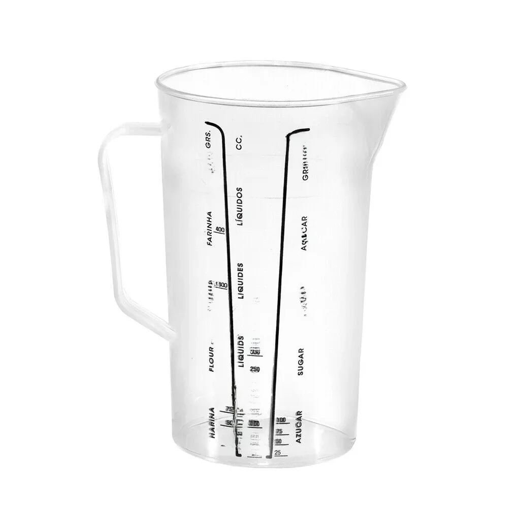 Vaso Jarra medidora Graduada Medidor 1 Litro liquidos harina azucar