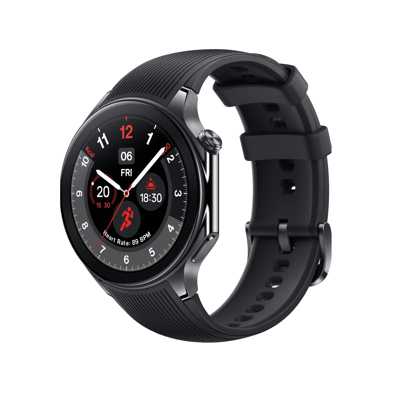 Version internationale de la montre connectée OnePlus Watch 2 : écran AMOLED de 1,43 pouces, processeur Snapdragon W5 Gen 1, GPS double fréquence, Wear OS 4, NF