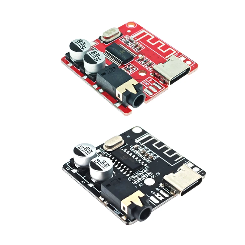 Type C Bluetooth Audio Receiver Board Bluetooth 5.0 MP3 Lossless Decoder Board Wireless Stereo Music Module 3.7-5V XY-BT-Mini