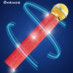 Bling Wireless Microphone Cover for Shure SM58 BETA58 Sleeve Red, Gold, Blue, Silver, White, Black, Yellow, Purple, Pink, Violet