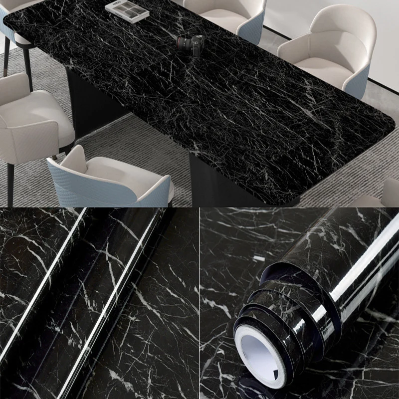 40 cm Marmor selbstklebende Tapete Badezimmer Küchenschrank Arbeitsplatte Kontaktpapier PVC wasserdichter Wandaufkleber