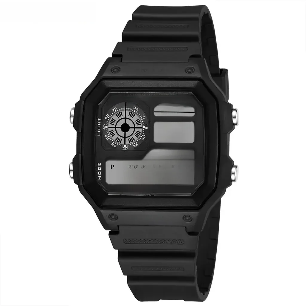 SYNOKE-Montres numériques étanches pour hommes, montre-bracelet DNono, multifonction, sports de plein air et course, étudiant, sept lumières