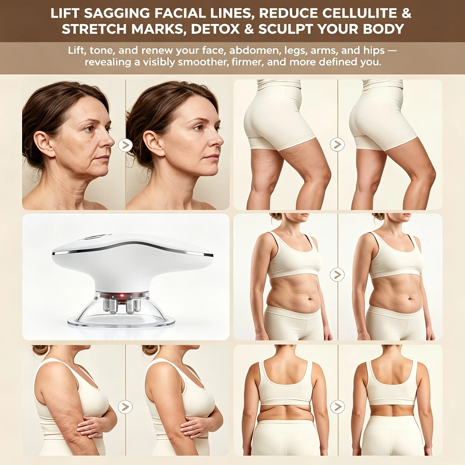 Masseur à ventouses électrique - Microcurrent Face Massager Gua Sha avis et prix