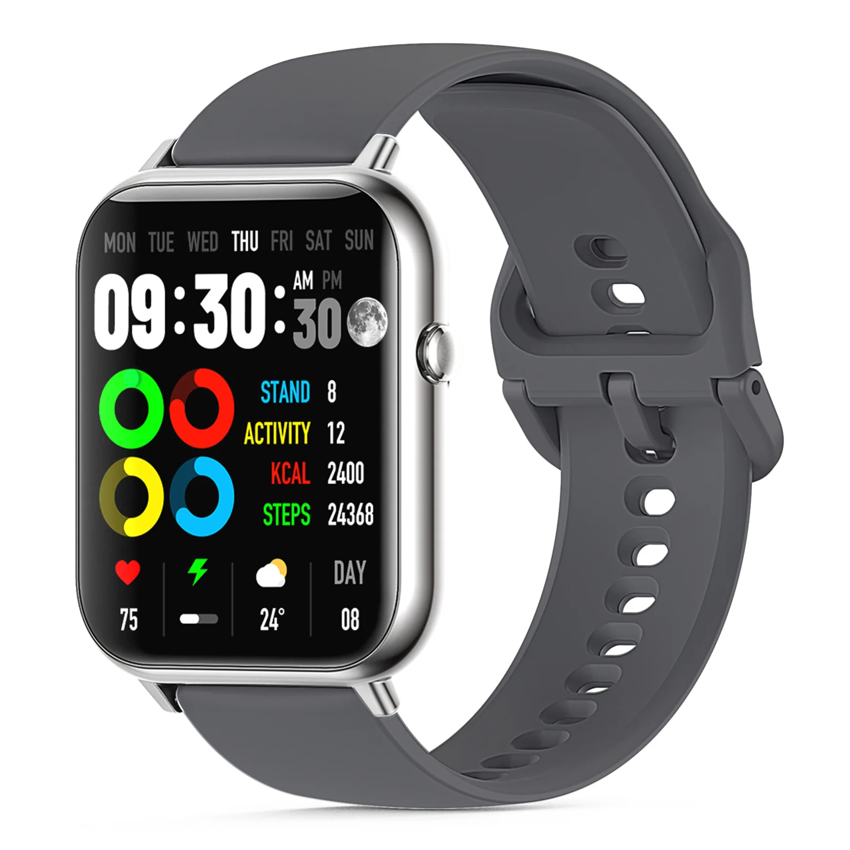 

Модные умные часы Q19 Max, Bluetooth, звонки, AI Voice, 2,1 дюйма, большой экран, мужские и женские умные часы, спортивный фитнес-трекер