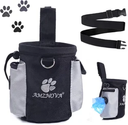 Portable Feeding Dog Treat Bag Puppy Training Pouch Snack Container Outdoor Pack Dispenser Best Hiking Toy Bag With Waistband