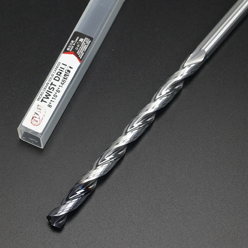 Wiertło węglikowe BB 12xD CNC długa obróbka głębokich otworów wewnętrzne narzędzie ze stali powlekane płyną chłodzącą 3mm ~ 16mm — zdjęcie 2
