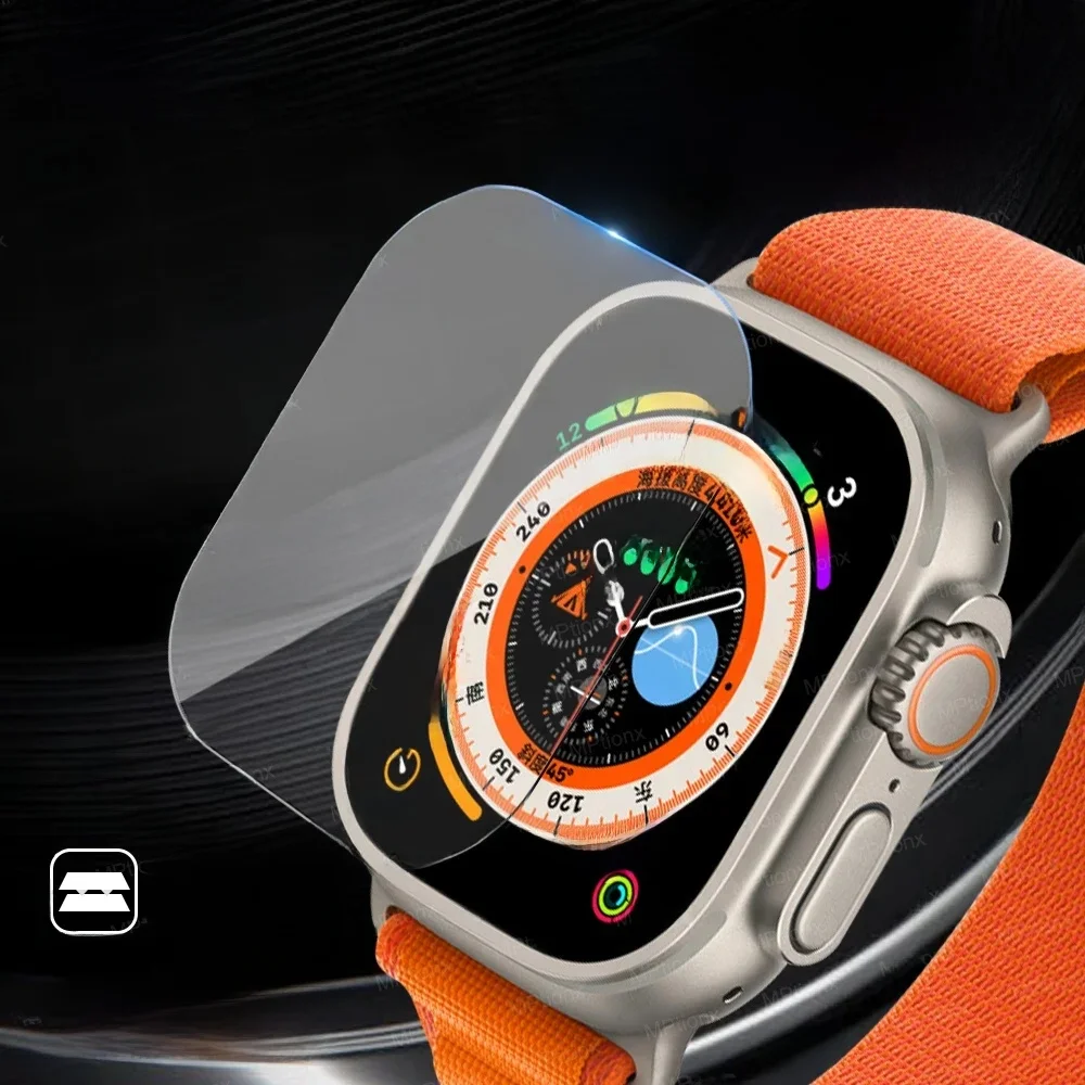 Verre trempé pour Apple Watch Ultra 49mm protecteur d'écran anti-rayures pour Apple Watch Ultra 2 Smartwatch