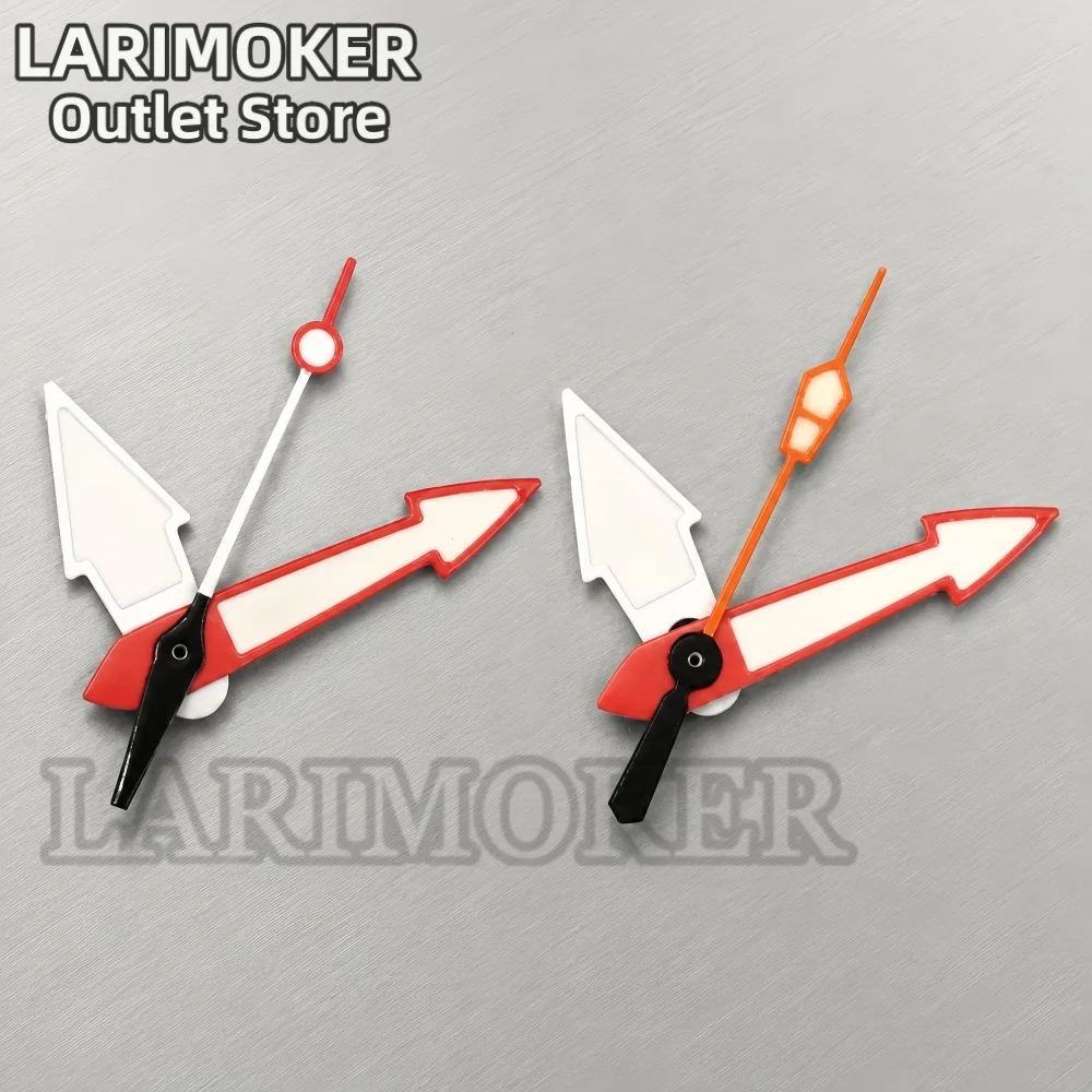 LARIMOKER white hands green and yellow luminescent for NH35 NH36 NH38 NH70 ETA 2824 2836 PT5000 movements watch parts