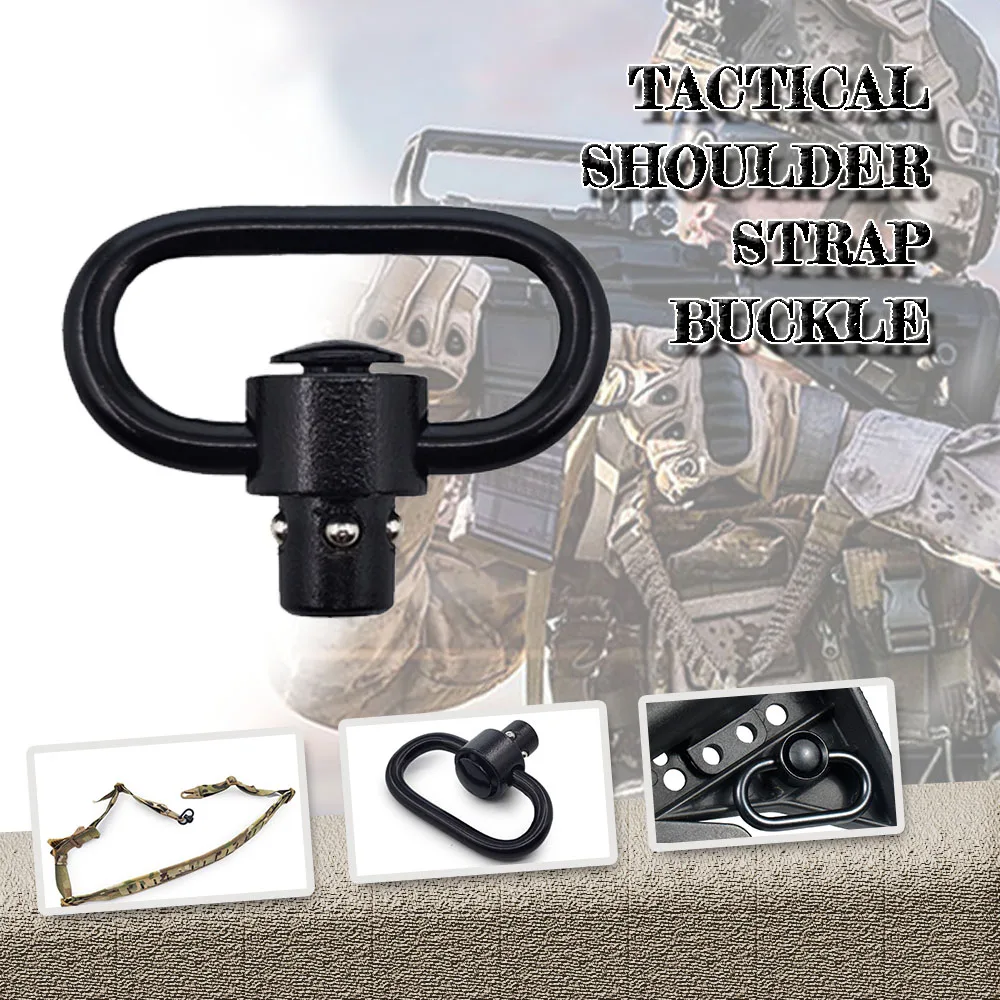 

Heavy Duty Push Button QD Sling Swivel Shoulder Strap Buckle Stud Mount Adapter for Outdoor Airsoft Hunting Gun Accessories