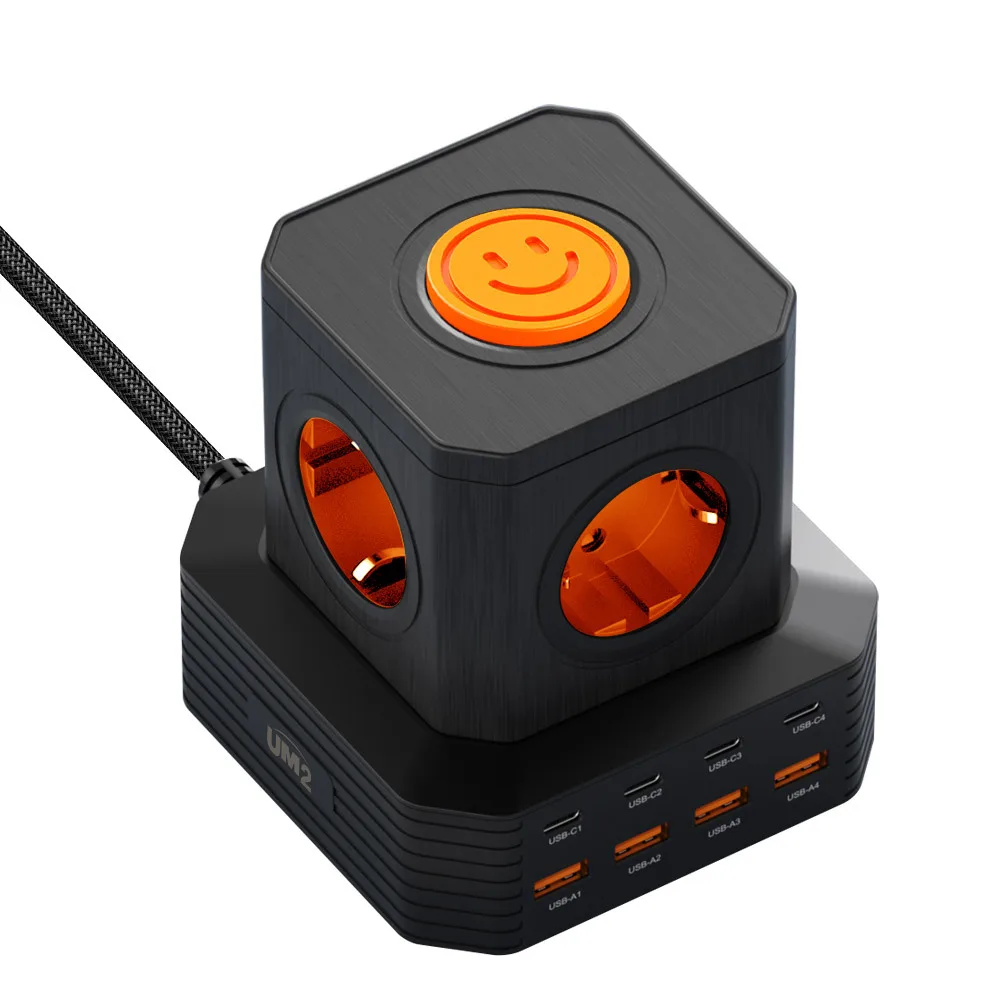 UM2 4000W 5구 멀티탭 GAN PD USB C타입 PPS 고속 접지 타워 100W 충전기 파워스테이션 TOWER - 썸네일 6