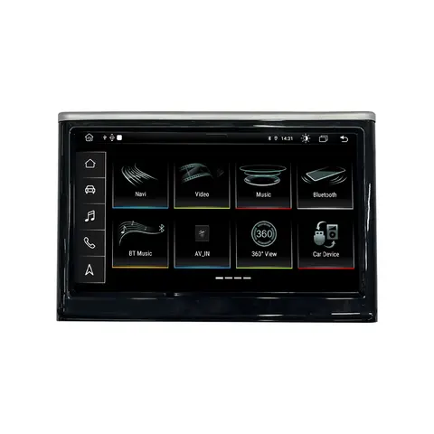 아우디 2005-2009 A8L 공장 스타일용 안드로이드 7인치 접이식 스크린 OEM MMI 시스템 업그레이드