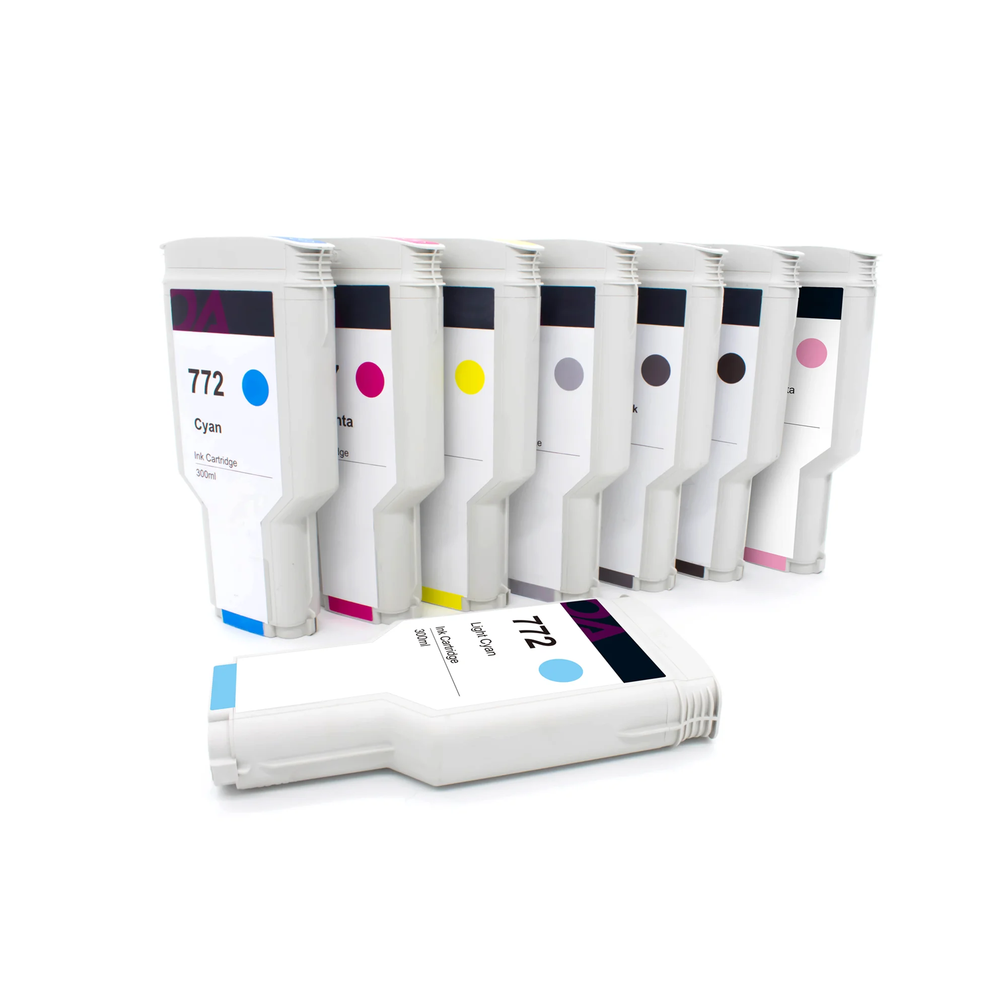 [1x HP772 Inkjet] Original Remanufactured Ink Cartridge CN629A 630A 631A 632A 633A 634A 635A 636A Available For HP Z5200 Z5400A