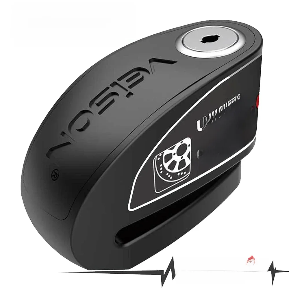 AliExpress HEROBIKER VEISON Motorcycle Alarm Lock Bike Waterproof Disc Lock Warning 130DB Security Anti Rotor Padlock Disc Brake Lock New