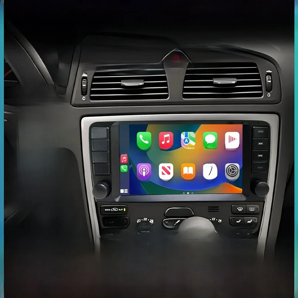 CHSTEK Autoradio Draadloze Carplay Multimedia Speler Voor VOLVO XC70 V70 S60 S40 V40 2005-2008 Android 13 Qualcomm navigatie GPS - afbeelding 2