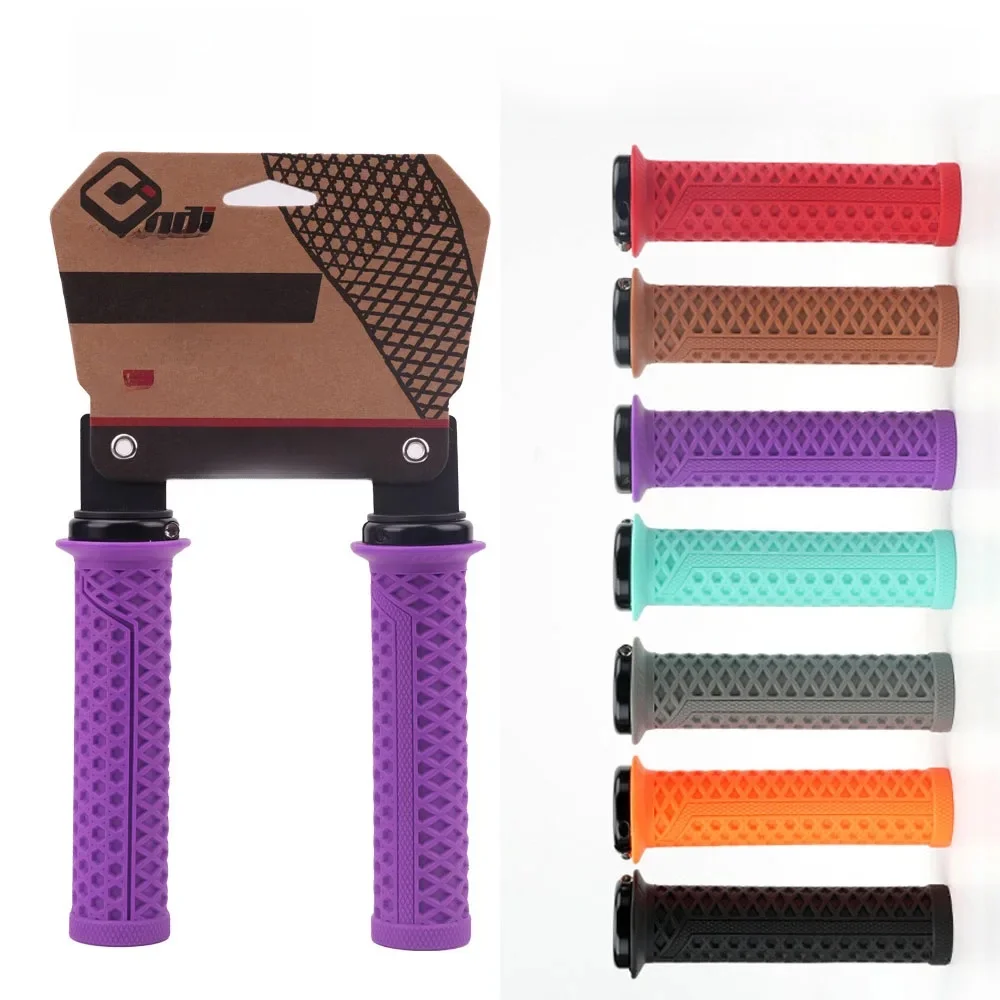 AliExpress ODI bicycle grips mtb silicone 22mm ergonomic purple brown red orange green black MTB handlebar grips for dirt pit Mountain bike